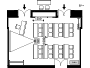 Classroom: 24 people (with projection equipment)