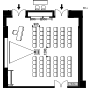 Theater: 60 people (with projection equipment)