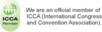 We are an official member of ICCA(International Congress and Convention Association).