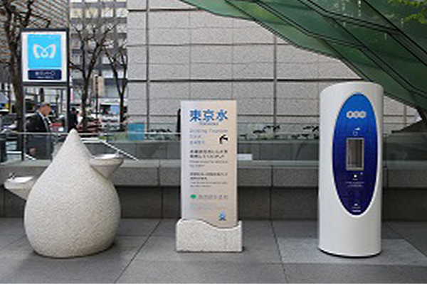 東京水　まちなか水飲栓の設置