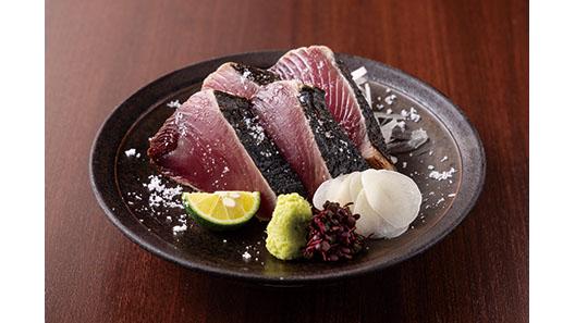 厚切り鰹の塩たたき