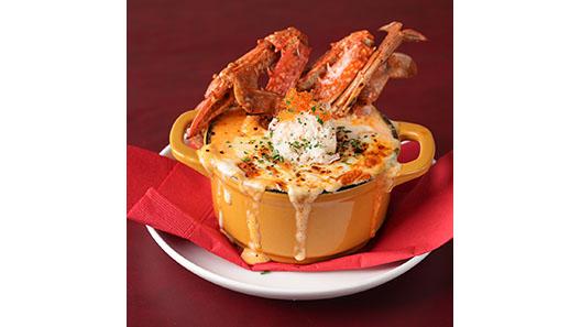 蟹のトマトスパゲッティ　〜ボルケーノ風〜