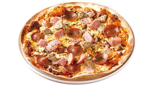 4種の肉ピザ
