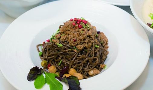 ひき肉とパクチー